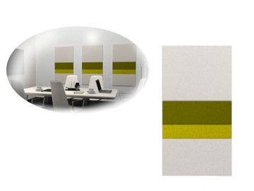 Zestaw panele akustyczne dekoracyjne wygłuszenie design APAMA kolory