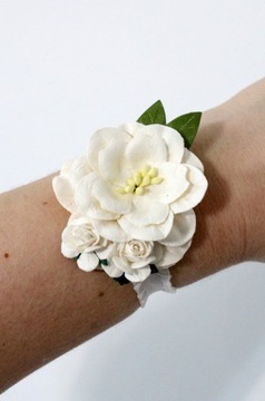 Зеленый и белый венок для причастия в стиле бохо, регулируемый