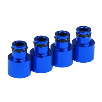 4x автомобильных топливных адаптера для RDX s серебристого, черного, красного синего цвета