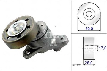 NAPINACZ PASKA KLINOWEGO INA 1662027020 1662027021