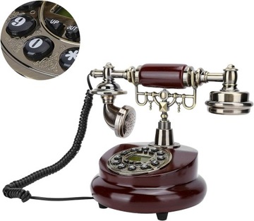 Przewodowy Telefon Retro, Vintage Telefon do Domu