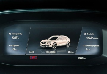 Cupra Formentor Crossover 1.5 TSI 150KM 2023 Cupra Formentor Full-LED ACC Kamera Asystent parkowania Gwarancja 2028, zdjęcie 29