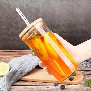 2x ЧАЙНАЯ КРУЖКА BUBBLE С СОЛОМОЧКОЙ 720 МЛ ЩЕТКИ