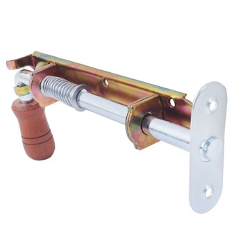 ЗАДВИЖКА ПРУЖИННАЯ 150мм УЗКАЯ ОЦИНКОВАННАЯ