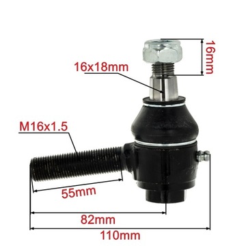 НАКОНЕЧНИК ШТОКА C-330 C330 4шт ОРИГИНАЛ