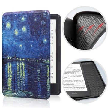 Etui do Kindle Paperwhite 5 silikonowy tył 24 Starry night