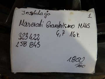 INSTALACE ELEKTRICKÁ MASERATI GRANTURISMO M145 1