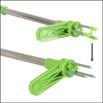 Телескопический экстрактор сорняков, инструмент для удаления корней, 93 см