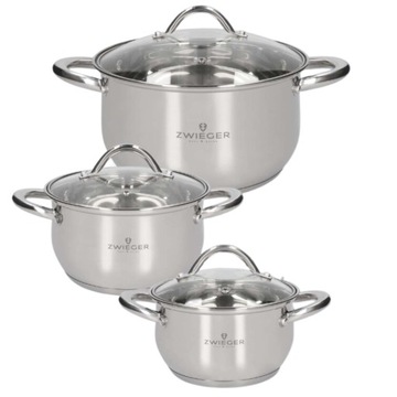 НАБОР ГОРШКОВ ZWIEGER VIRTU, 6 ЭЛЕМЕНТОВ