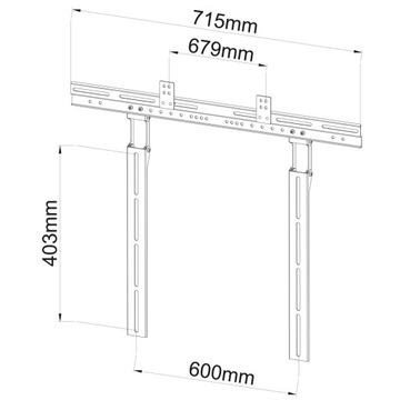 Подвеска для телевизора 32–65 дюймов + держатель SOUNDBAR