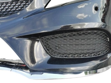 Бампер, решетка радиатора, решетка радиатора, хром MERCEDES CLS W-218 лифт AMG 13.