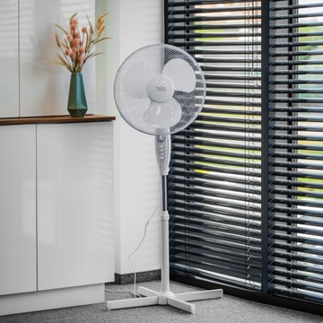 Wentylator stojący z wyłącznikiem czasowym TEESA 360 mm TSA8021