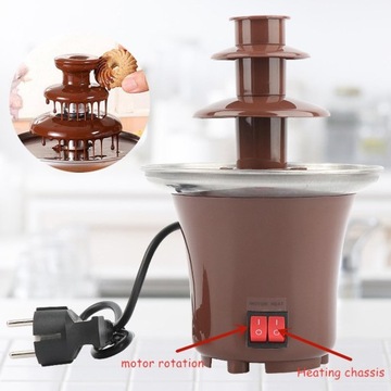czekoladowa fontanna do fondue brązowa
