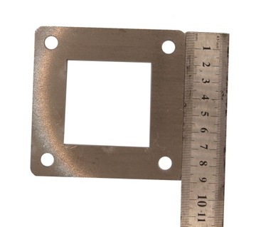 Монтажный лист, Фирменная основа для столба 50х50 5х5 см 4 мм