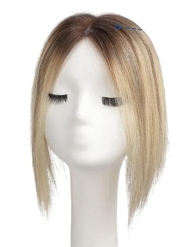 EMMOR PERUKA TUPECIK NATURALNE WŁOSY BLOND OMBRE 7J95