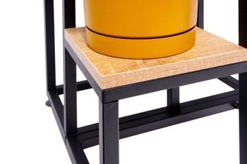 ПОДСТАВКА ДЛЯ ЦВЕТОВ 70 см металлическая подставка для цветов 4 уровня полки лофт PLAZA