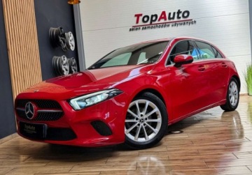 Mercedes Klasa A W177/V177 Hatchback 1.5 180d 116KM 2018 Mercedes-Benz Klasa A kamera 180d NAVI gwarancja LED ZAREJESTROWANY