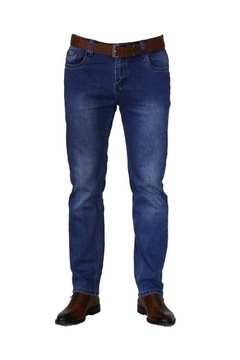 SPODNIE MĘSKIE JEANS REGULAR W38 L30 PAS 100-102