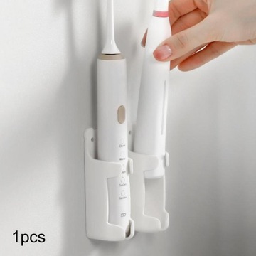 Симпатичная вешалка для электрической зубной щетки с плюшевым мишкой и сливным отверстием без сверления