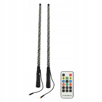 Lampa biczowa LED RGB z flagą Kontrola aplikacji