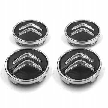 4xDEKIELKI ZAŚLEPKI DEKLE KOLA KAPSLE CITROEN 60MM