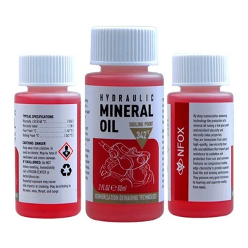 OLEJ MINERALNY DO HAMULCÓW HYDRAULICZNYCH TARCZOWYCH ROWEROWYCH EZMTB 60 ml