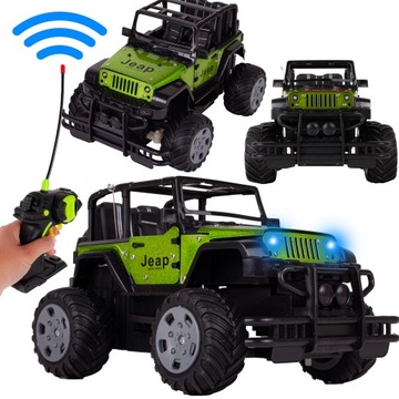 SAMOCHÓD AUTO TERENOWE JEEP RC 1:20 METALOWE ZDALNIE STEROWANE DLA CHŁOPCA