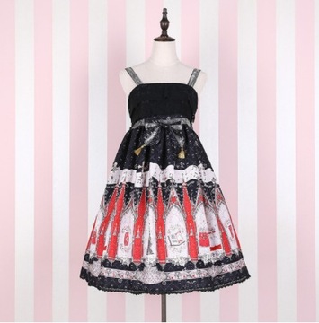 Lolita sukienka 2019 Cos Retro Gothic kostium na H