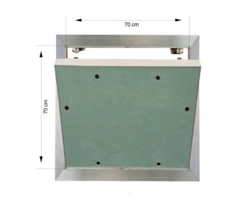 Инспекционная дверь с уплотнителем 70x70 Выдвижная гипсокартонная дверь SUFIT REMO PLUS одобрена
