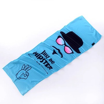 Printed Sport Gym Running Football Summer Cooling Ice Sweat Towel 30x100cm