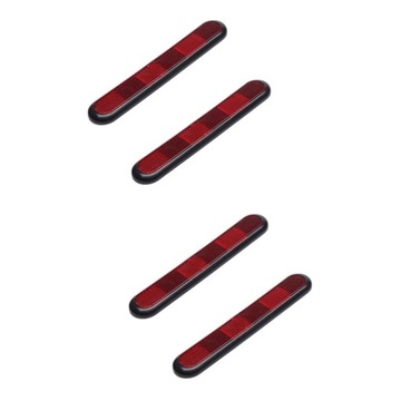 СВЕТООТРАЖАЮЩИЕ НАКЛЕЙКИ НА БАМПЕР АВТОМОБИЛЯ 4 ШТ.