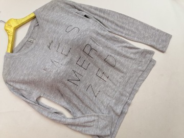 Stradivarius 40/L Sweter ciążowy z napisem