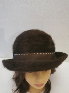 CZAPKA KAPELUSZ KANGOL ANGIELSKI DESIGN wełniana