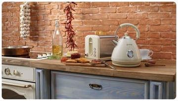 Horenje House Appliances устанавливает Retro K17Cli + Toaster T1100Cli + MO4250CLI BEIGE