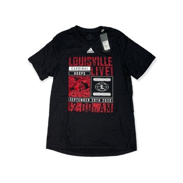 T-shirt damski Louisville Cardinals Adidas M