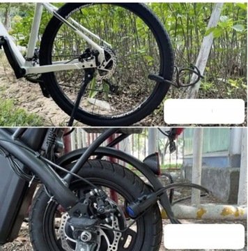 ZAPIĘCIE ROWEROWE ZAMKNIĘCIE DO ROWERU BLOKADA NA ROWER ŁAŃCUCH 2X KLUCZ