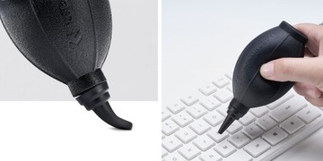 Gruszka pędzelek do czyszczenia optyki aparatu obiektywu zestaw 3w1 K&F