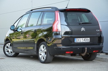 Citroen Grand C4 Picasso I 2.0 16V 140KM 2007 CZARNE ZAREJESTROWANE 2.0i 16V 7 FOTELI ALU PDC, zdjęcie 6