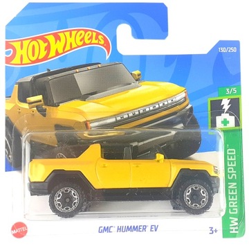 HOT WHEELS MODEL GMC HUMMER EV HW GREEN SPEED 3/5