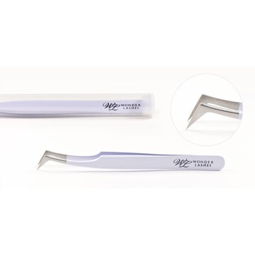 PĘSETA do rzęs ZDOBIEŃ WL VOLUME L Wonder Lashes