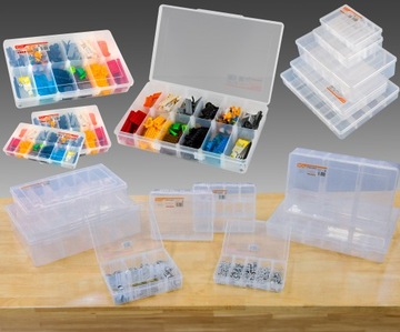 Пластиковый ящик-органайзер для мелочей, 12 секций, 31х20 см TACTIX