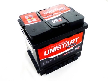 AKUMULATOR 50AH 470A P+ LONG LIFE UNISTART PLUS
