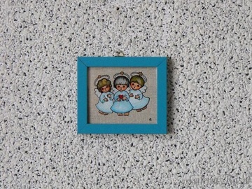 Три ангела - РИСУНКИ НА СТЕКЛЕ - Ева Скшипец