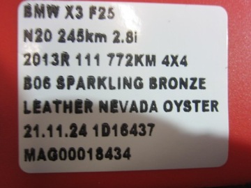 BMW X3 F25 X5 F15 NÁPRAVA ZADNÍ DIFERENCIÁL DIFER 3.38 7636994 33107592007