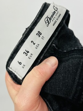 Spódnica jeansowa lampasy XS 34 Denim Co.