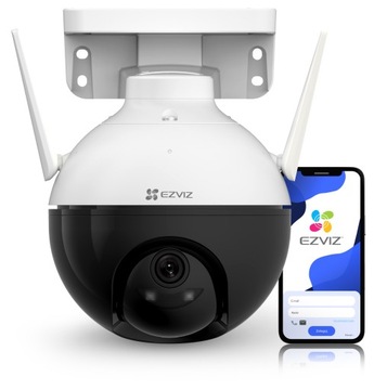Kamera IP obrotowa WIFI 360° Zewnętrzna z Audio IR 30m EZVIZ C8T
