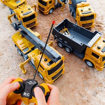 БОЛЬШОЙ САМОСВАЛ RC RC АВТОМОБИЛЬНЫЕ ФАРЫ + БЕСПЛАТНЫЕ АККУМУЛЯТОРЫ