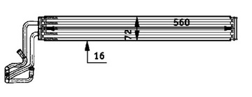 MAHLE CLC 50 000P Chłodnica oleju, układ kierowania