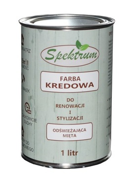 Farba kredowa do renowacji mebli - miętowa -1l