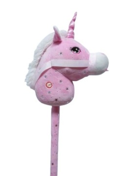 Плюшева Голова Коня Єдинорога На Палиці Зі звуком Hobby Horse